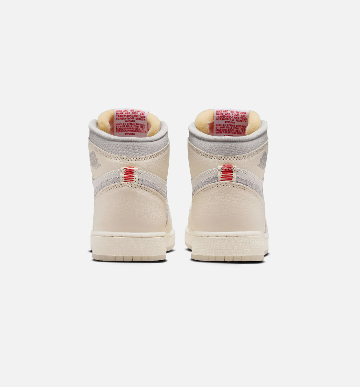 Air Jordan 1 Retro High OG Sail Youth Sneakers - University Red/Pale Ivory/Coconut Milk/Phantom