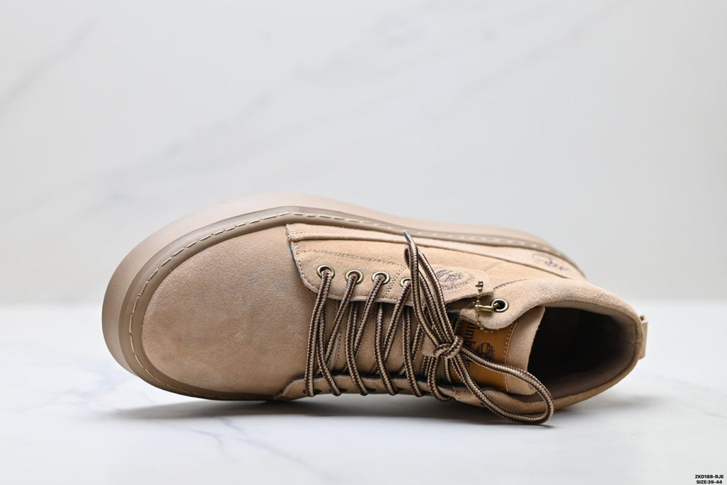 Timberland Beige High-Top Sneaker Boot
