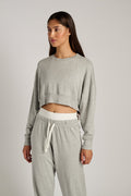 Noah Fleece Crop Sweatshirt