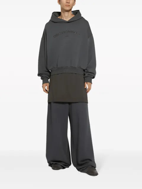 Dolce & Gabbana logo-print cotton hoodie