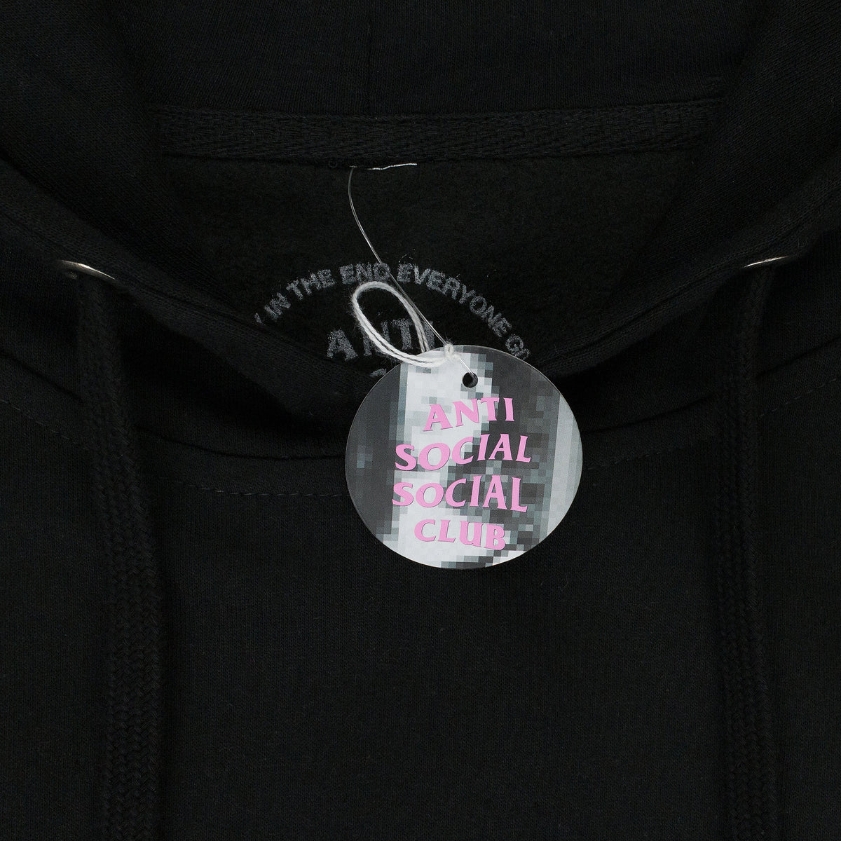 BLACK GLITTER 'BLINDED' HOODIE