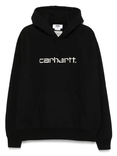Junya Watanabe MAN logo-embroidered hoodie