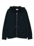 Maison Kitsuné bold fox head patch zipped hoodie