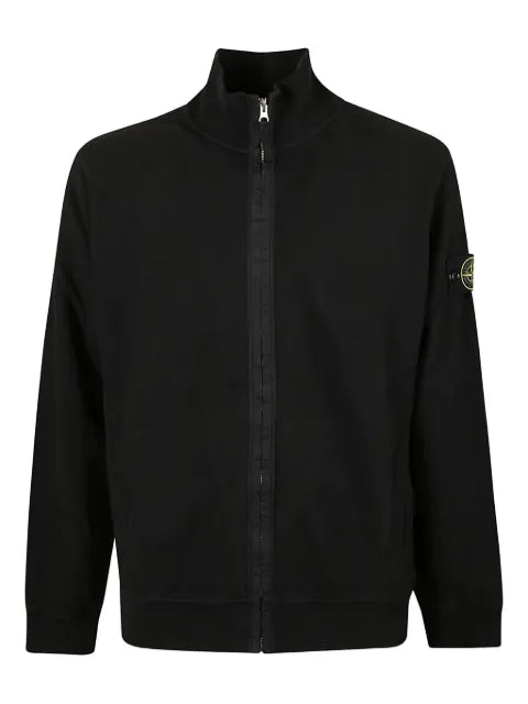 Stone Island 6100066 brushed organic-cotton fleece track jacket