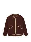 Fortela Sherpa contrast-trim wool jacket