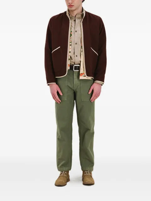 Fortela Sherpa contrast-trim wool jacket