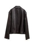 LOEWE leather jacket with zip fastening
