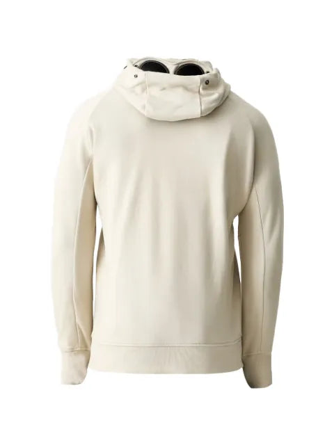 C.P. Company Diagonal Raised fleece lens hooded sweatshirt