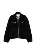 RHUDE logo-patch fleece jacket