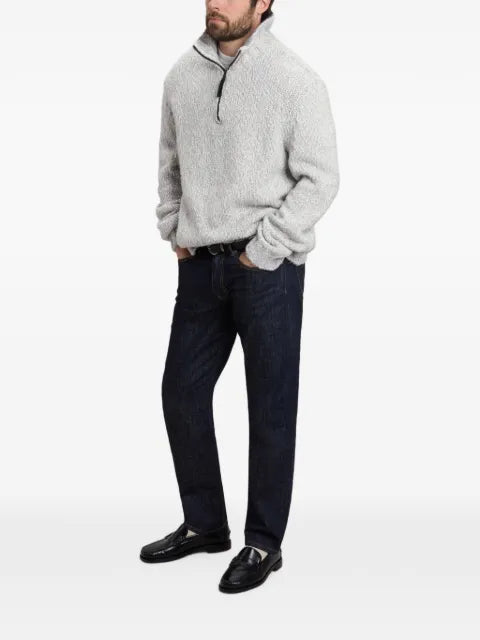 Woolrich half-zip chunky-knit sweater