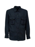 Caruso button-up overshirt