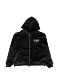 AMIRI embroidered-dragon zip-up hoodie