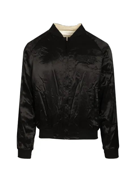 Diesel reversible satin bomber jacket