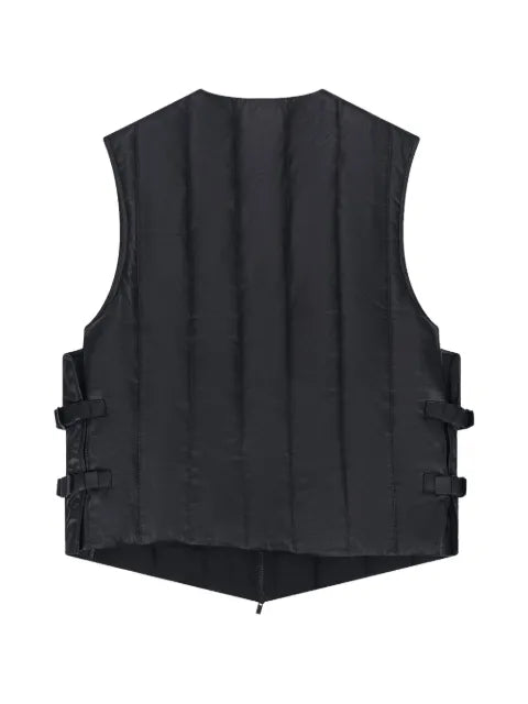 Denim Tears Oakland quilted leather vest