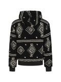Mauna Kea geometric-pattern fleece hoodie