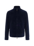 Emporio Armani ribbed-knit zip-up jacket