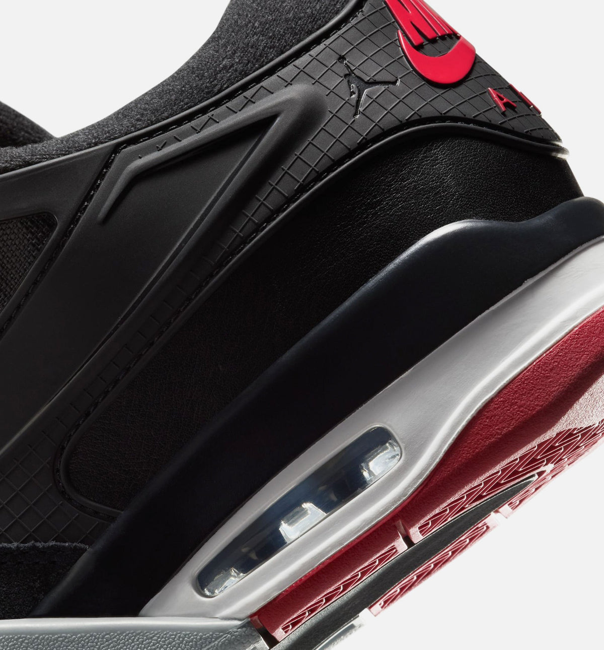 Air Jordan 4 RM - Men's Lifestyle Sneaker (Black/Wolf Grey/White/Varsity Red)
