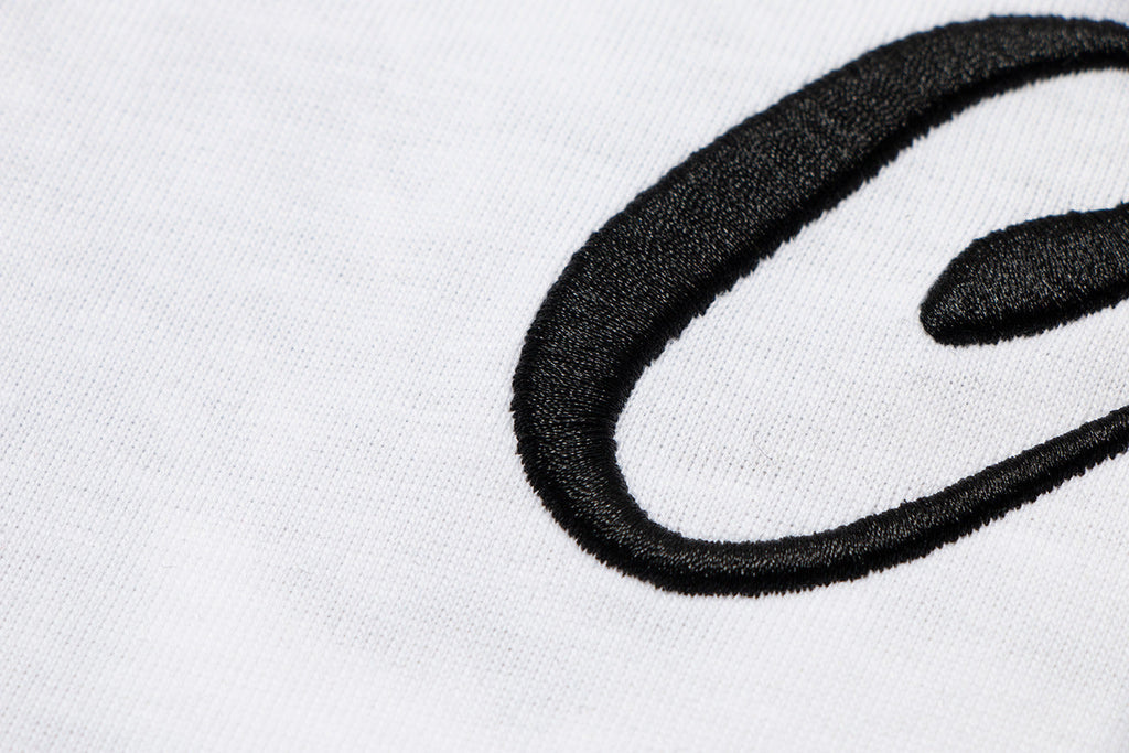 Cav Empt Embroidered Letter Short Sleeve Crew Neck T-Shirt Unisex
