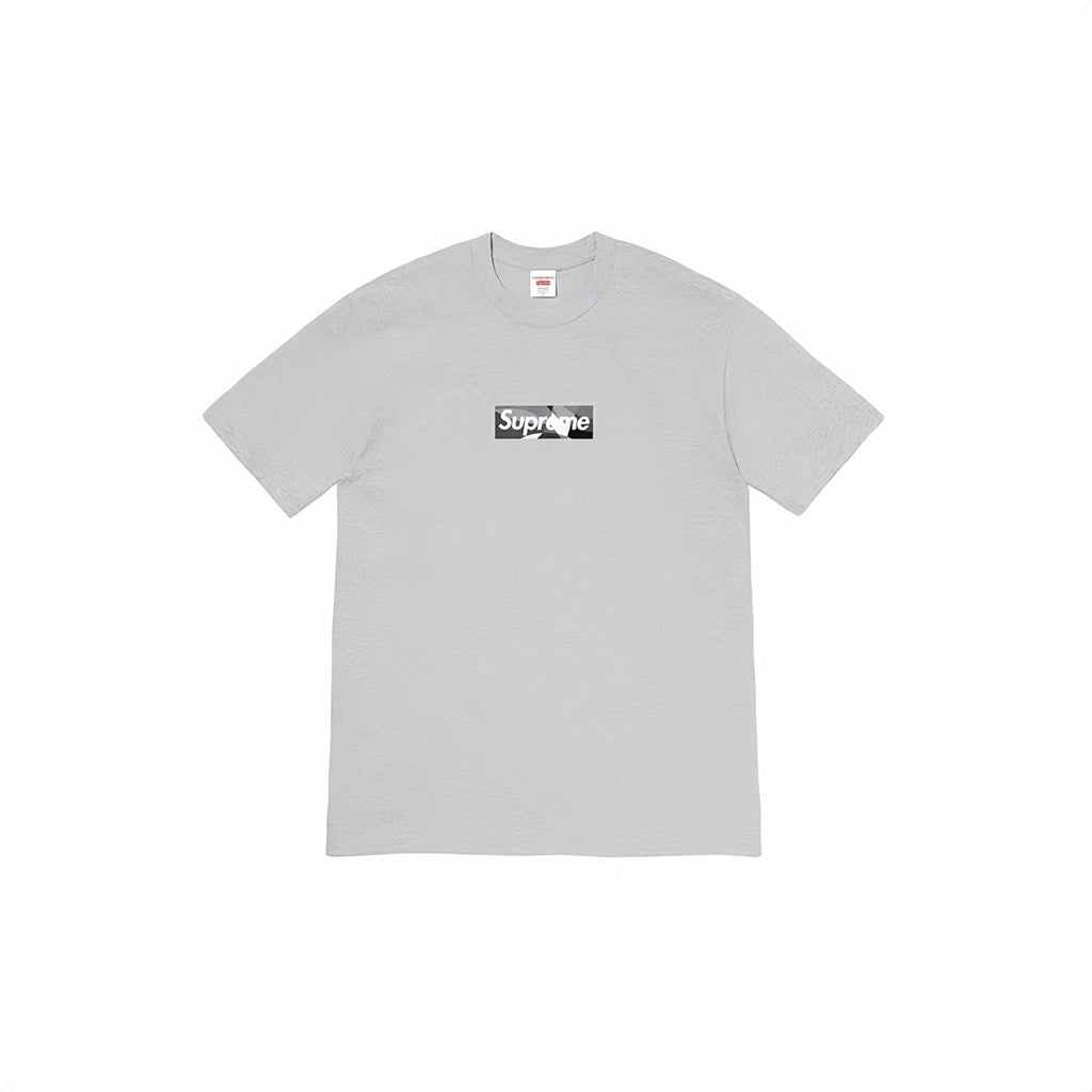Supreme Black/Gray Box Logo Short-Sleeve T-Shirt