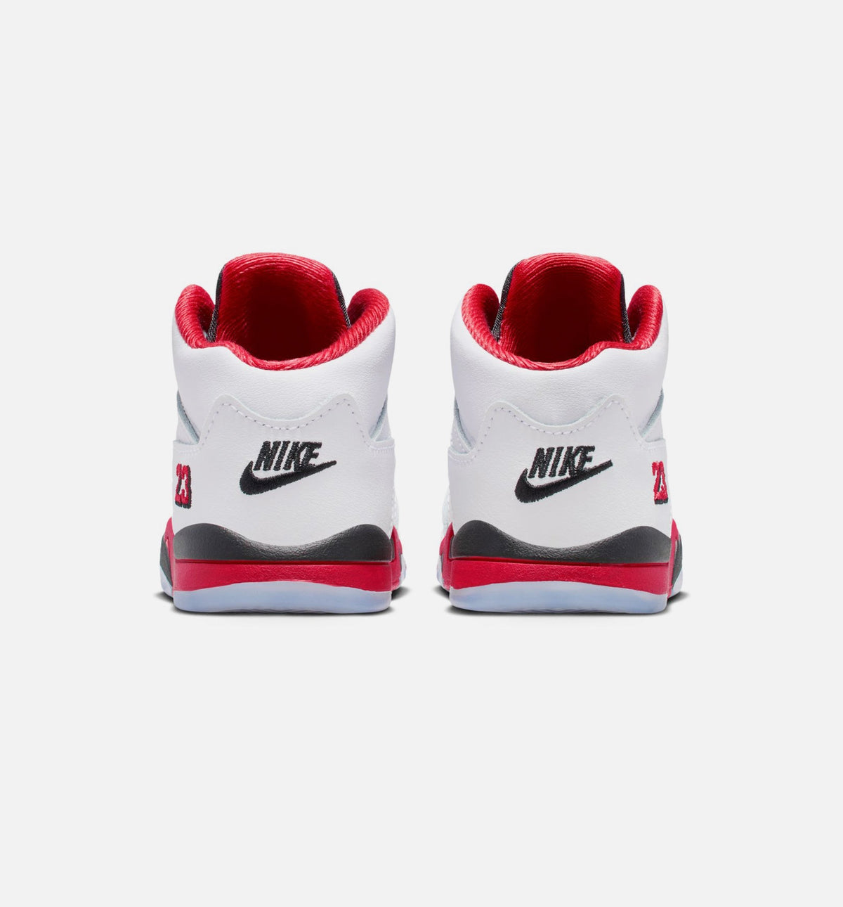 Air Jordan 5 Retro Fire Red Infant & Toddler Lifestyle Shoes - Fire Red/White