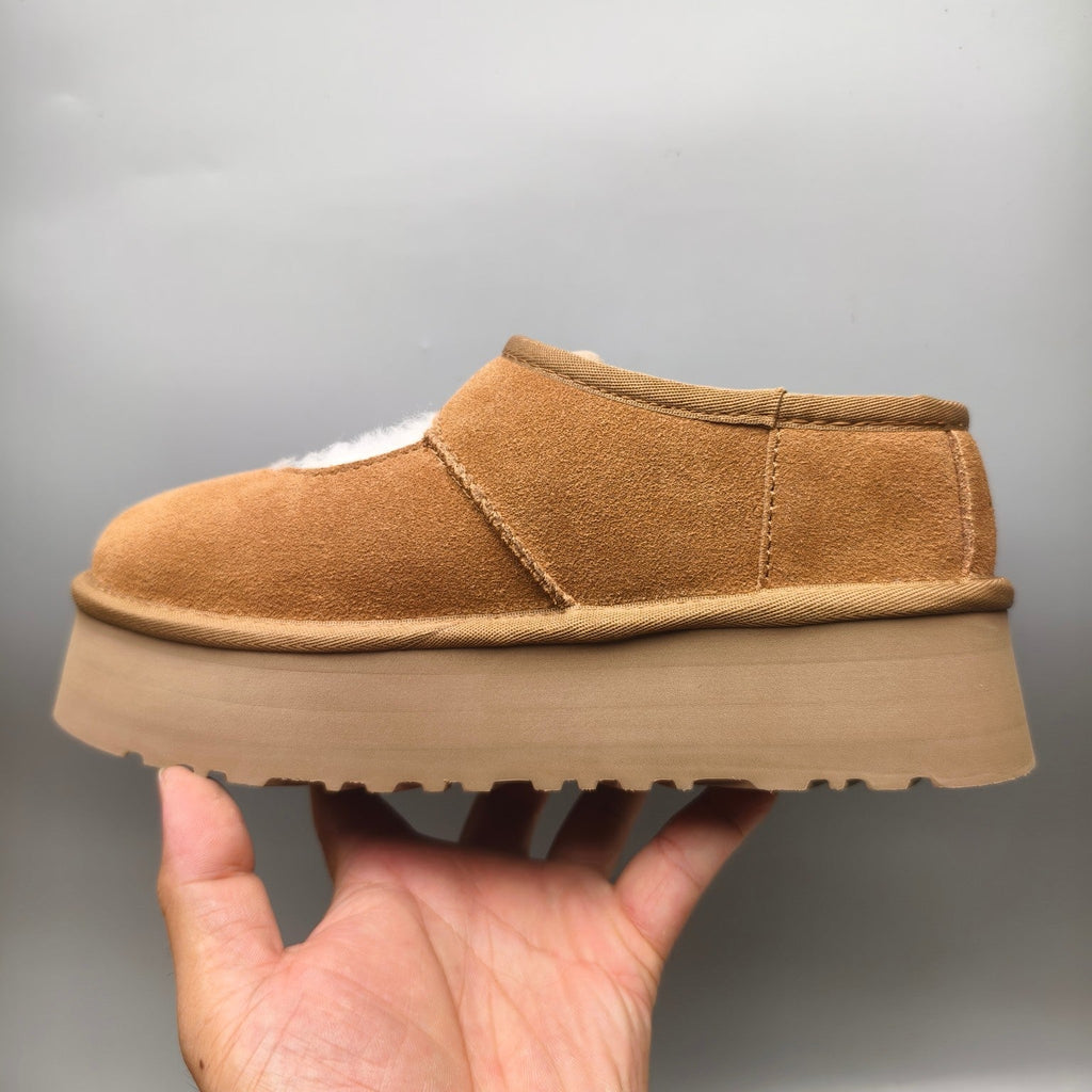 Chestnut Mary Jane Platform Fashion Shoes — New Arrival | In Stock