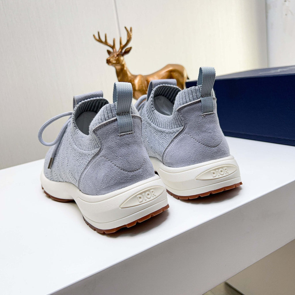 Dior B80 Lounge Knit Sneakers - Light Gray