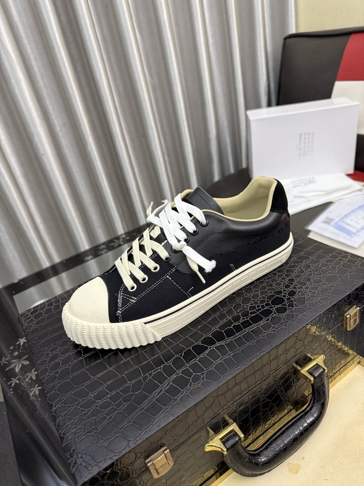 Maison Margiela Paneled Low-Top Sneakers