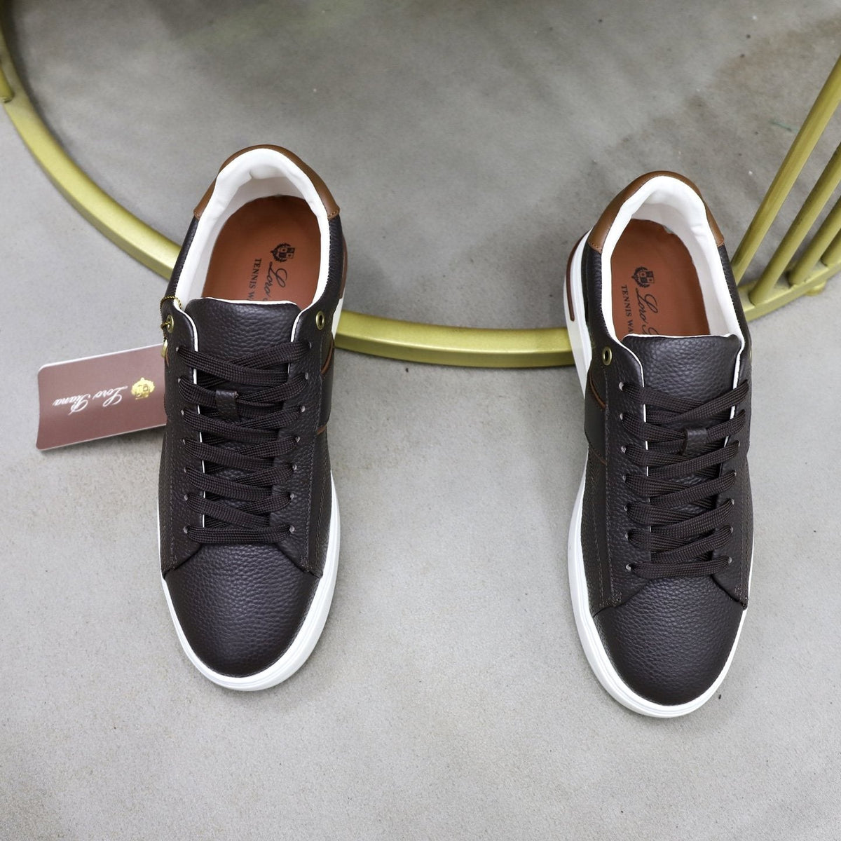 Loro Piana Week End Walk Lace-Up Sneakers