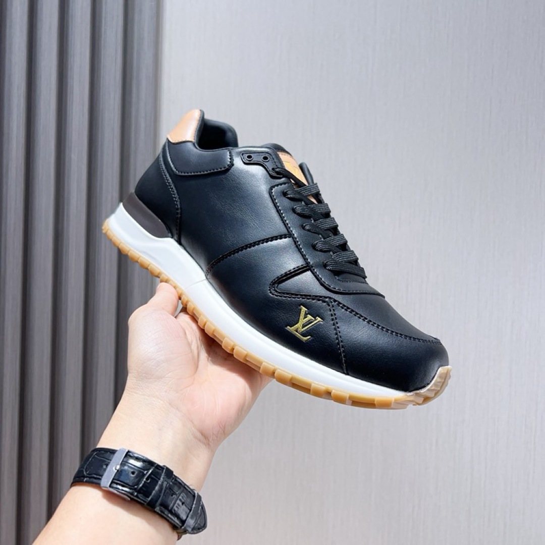 Louis Vuitton Two-Tone Low-Top Sneakers