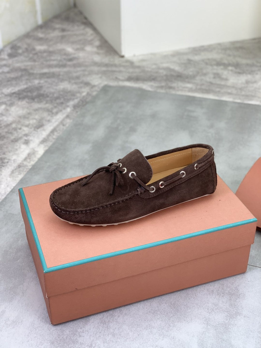 Loro Piana Suede Driving Shoes