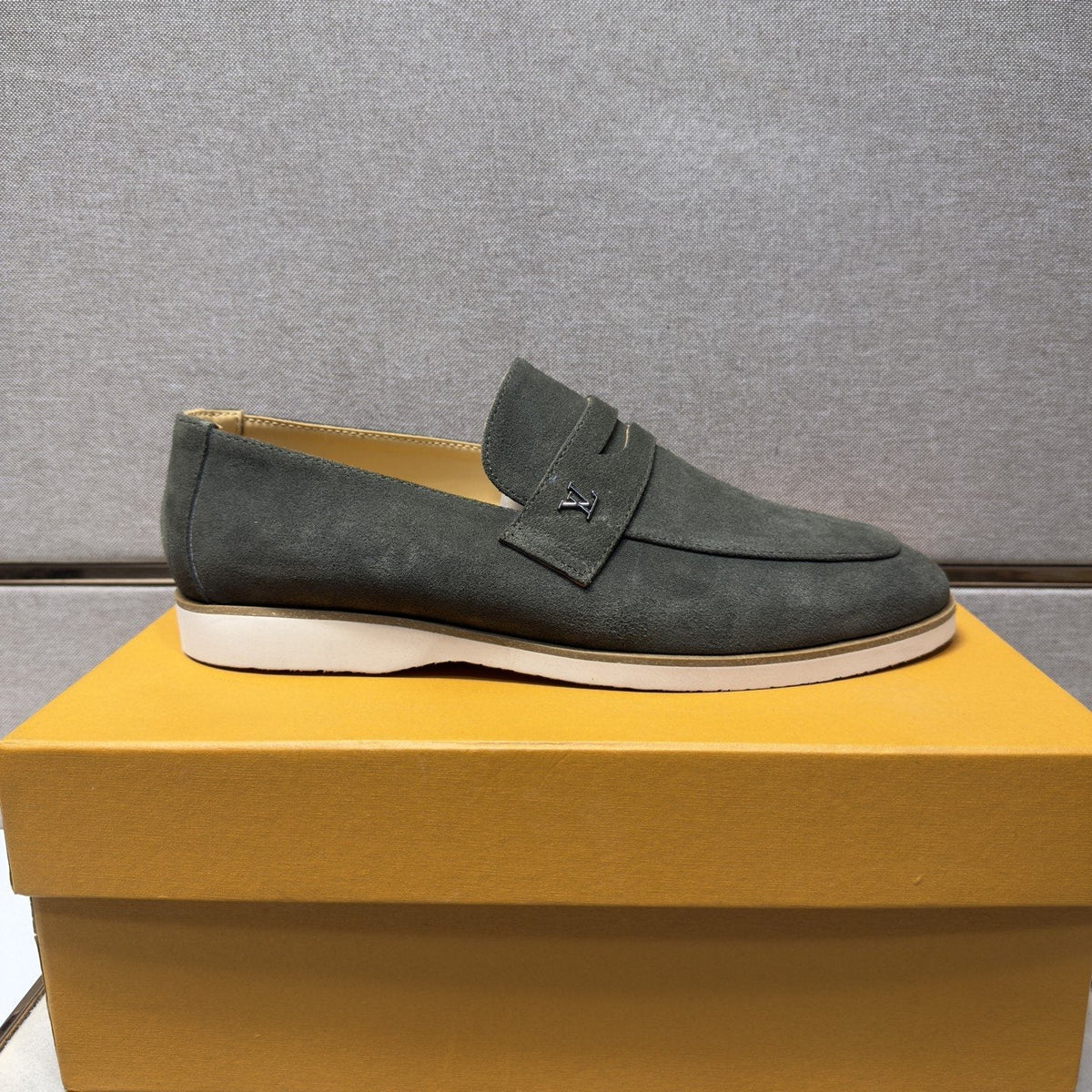 Louis Vuitton Men's Vamp-Strap Loafers