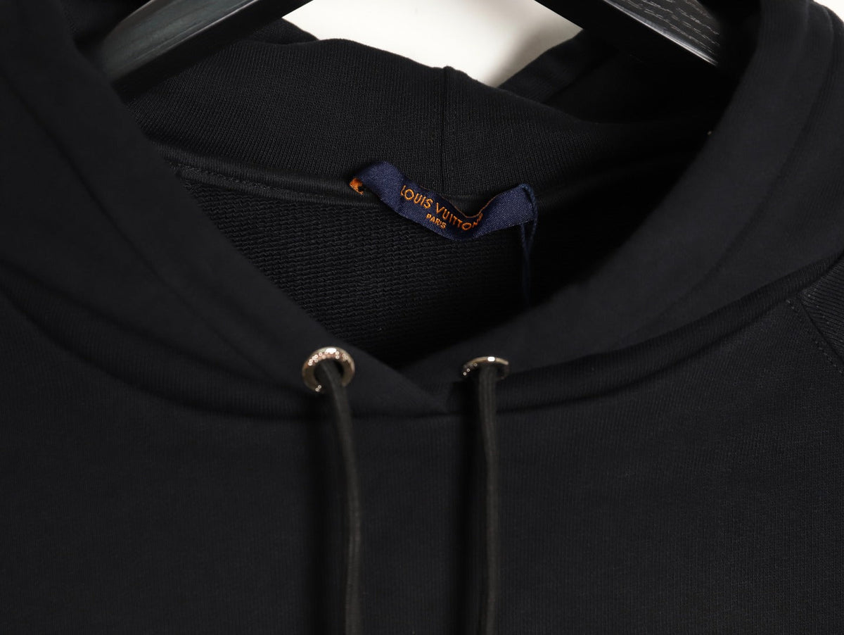 Louis Vuitton LV Lettering Pullover Hoodie - Black